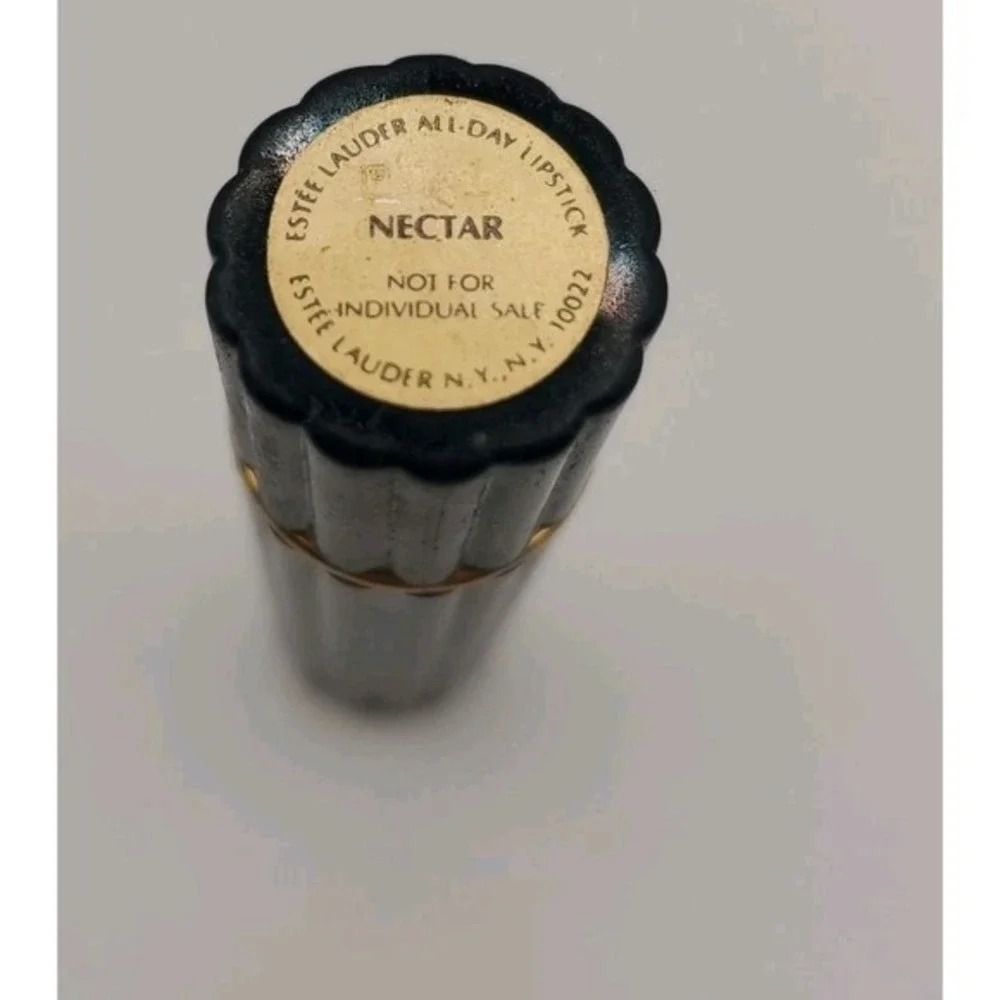 Vintage Estee Lauder All‎ Day Lipstick NECTAR Navy Ribbed
